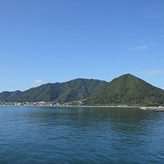 瀬戸内海に浮かぶ島々