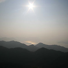 白滝山から望む風景