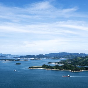 絶景多島美と城下町散策コース